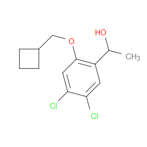 1-(4,5-dichloro-2-(cyclobutylmethoxy)phenyl)ethanol