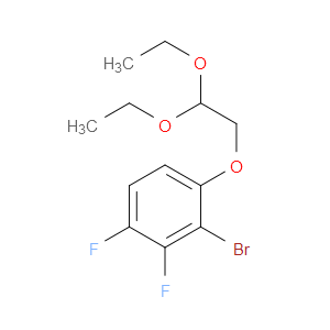 2-bromo-1-(2,2-diethoxyethoxy)-3,4-difluorobenzene