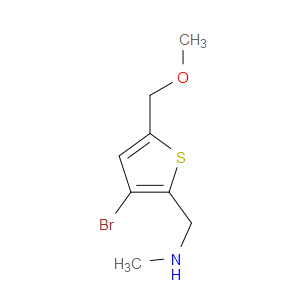 3-Bromo-5-(methoxymethyl)-N-methyl-2-thiophenemethanamine