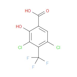 3,5-Dichloro-2-hydroxy-4-(trifluoromethyl)benzoic acid