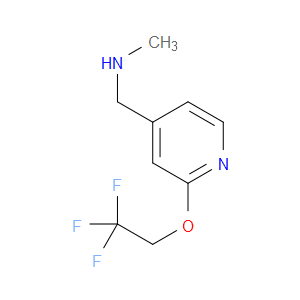 N-Methyl-2-(2,2,2-trifluoroethoxy)-4-pyridinemethanamine