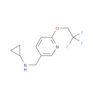 N-Cyclopropyl-6-(2,2,2-trifluoroethoxy)-3-pyridinemethanamine