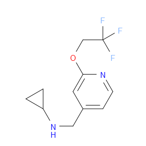 N-Cyclopropyl-2-(2,2,2-trifluoroethoxy)-4-pyridinemethanamine