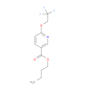 Butyl 6-(2,2,2-trifluoroethoxy)-3-pyridinecarboxylate