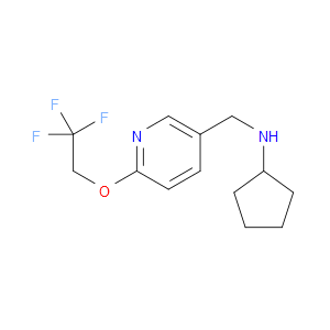 N-Cyclopentyl-6-(2,2,2-trifluoroethoxy)-3-pyridinemethanamine