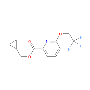 Cyclopropylmethyl 6-(2,2,2-trifluoroethoxy)-2-pyridinecarboxylate