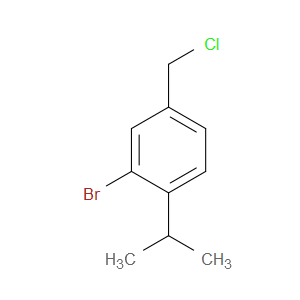 2-Bromo-4-(chloromethyl)-1-(1-methylethyl)benzene