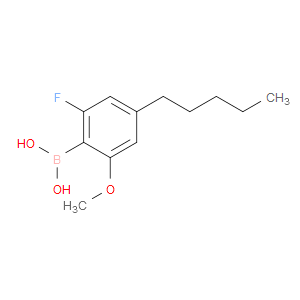 B-(2-Fluoro-6-methoxy-4-pentylphenyl)boronic acid