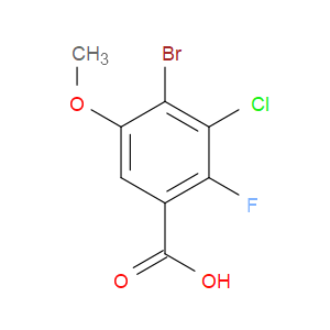 Benzoic acid, 4-bromo-3-chloro-2-fluoro-5-methoxy-