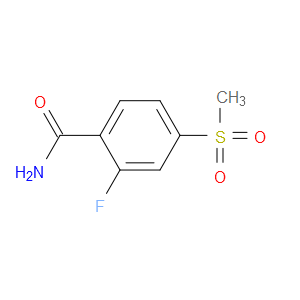 2-Fluoro-4-(methylsulfonyl)benzamide