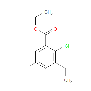 Ethyl 2-chloro-3-ethyl-5-fluorobenzoate