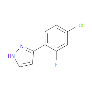 3-(4-Chloro-2-fluorophenyl)-1H-pyrazole