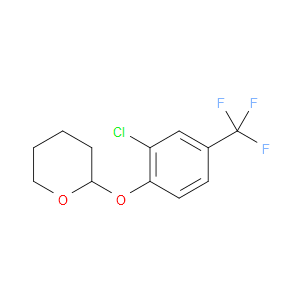 2-(2-chloro-4-(trifluoromethyl)phenoxy)tetrahydro-2H-pyran