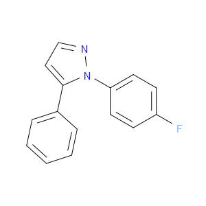 1H-Pyrazole, 1-(4-fluorophenyl)-5-phenyl-