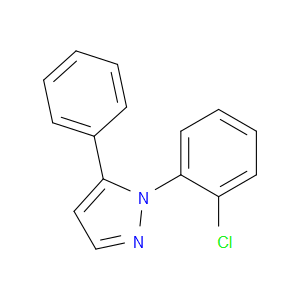 1H-Pyrazole, 1-(2-chlorophenyl)-5-phenyl-