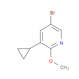 Pyridine, 5-bromo-3-cyclopropyl-2-methoxy-