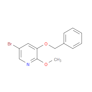 Pyridine, 5-bromo-2-methoxy-3-(phenylmethoxy)-