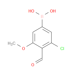 B-(3-Chloro-4-formyl-5-methoxyphenyl)boronic acid