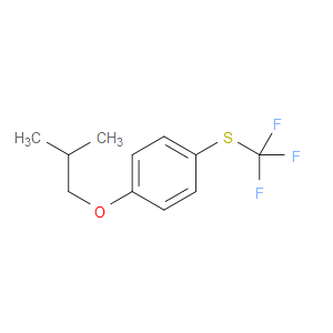 (4-isobutoxyphenyl)(trifluoromethyl)sulfane