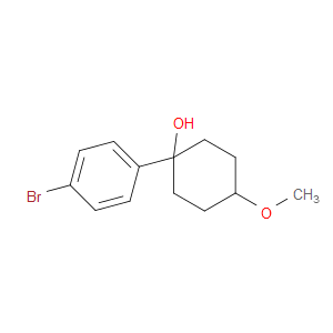 1-(4-bromophenyl)-4-methoxycyclohexanol