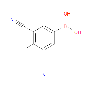 B-(3,5-Dicyano-4-fluorophenyl)boronic acid