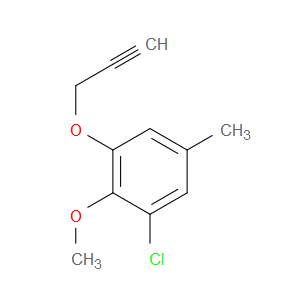 1-chloro-2-methoxy-5-methyl-3-(prop-2-yn-1-yloxy)benzene