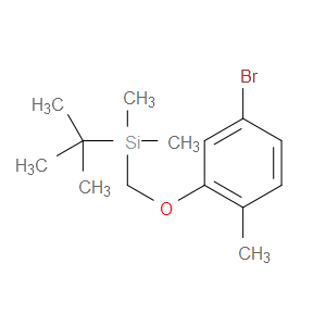 ((5-bromo-2-methylphenoxy)methyl)(tert-butyl)dimethylsilane