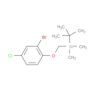 ((2-bromo-4-chlorophenoxy)methyl)(tert-butyl)dimethylsilane