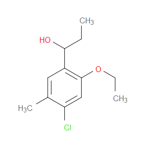 1-(4-chloro-2-ethoxy-5-methylphenyl)propan-1-ol