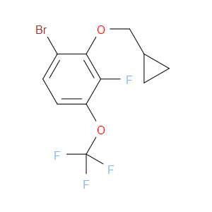 1-bromo-2-(cyclopropylmethoxy)-3-fluoro-4-(trifluoromethoxy)benzene