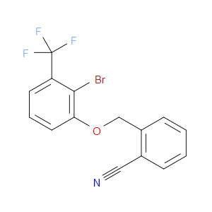 2-((2-bromo-3-(trifluoromethyl)phenoxy)methyl)benzonitrile