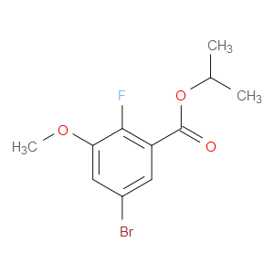 isopropyl 5-bromo-2-fluoro-3-methoxybenzoate
