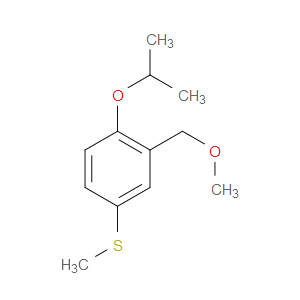(4-isopropoxy-3-(methoxymethyl)phenyl)(methyl)sulfane