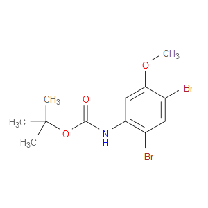 tert-butyl (2,4-dibromo-5-methoxyphenyl)carbamate
