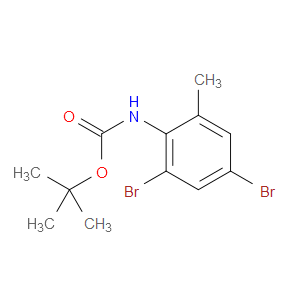 tert-butyl (2,4-dibromo-6-methylphenyl)carbamate