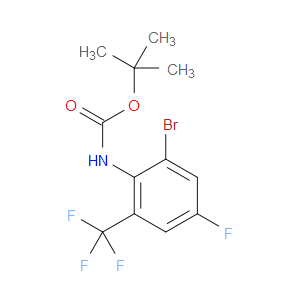 tert-butyl (2-bromo-4-fluoro-6-(trifluoromethyl)phenyl)carbamate
