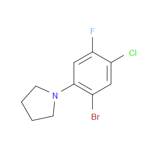 1-(2-bromo-4-chloro-5-fluorophenyl)pyrrolidine
