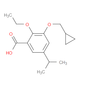 3-(cyclopropylmethoxy)-2-ethoxy-5-isopropylbenzoic acid
