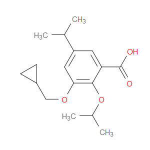 3-(cyclopropylmethoxy)-2-isopropoxy-5-isopropylbenzoic acid