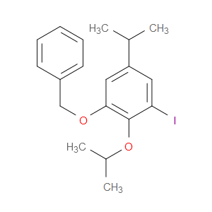 1-(benzyloxy)-3-iodo-2-isopropoxy-5-isopropylbenzene