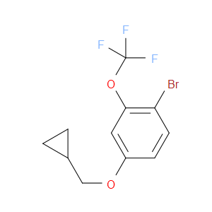 1-bromo-4-(cyclopropylmethoxy)-2-(trifluoromethoxy)benzene