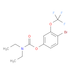 4-bromo-3-(trifluoromethoxy)phenyl diethylcarbamate