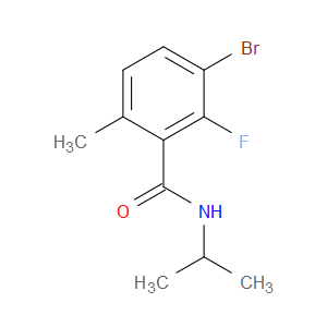 3-bromo-2-fluoro-N-isopropyl-6-methylbenzamide