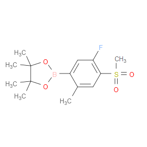 2-(5-fluoro-2-methyl-4-(methylsulfonyl)phenyl)-4,4,5,5-tetramethyl-1,3,2-dioxaborolane