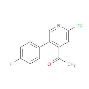1-(2-chloro-5-(4-fluorophenyl)pyridin-4-yl)ethanone