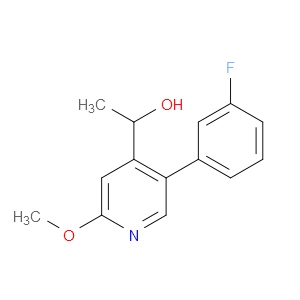 1-(5-(3-fluorophenyl)-2-methoxypyridin-4-yl)ethanol