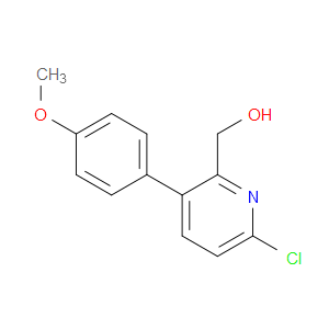 (6-chloro-3-(4-methoxyphenyl)pyridin-2-yl)methanol