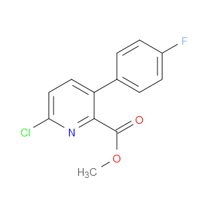 methyl 6-chloro-3-(4-fluorophenyl)picolinate