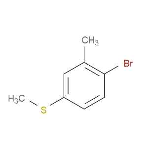 1-Bromo-2-methyl-4-(methylthio)benzene
