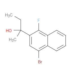2-(4-bromo-1-fluoronaphthalen-2-yl)butan-2-ol